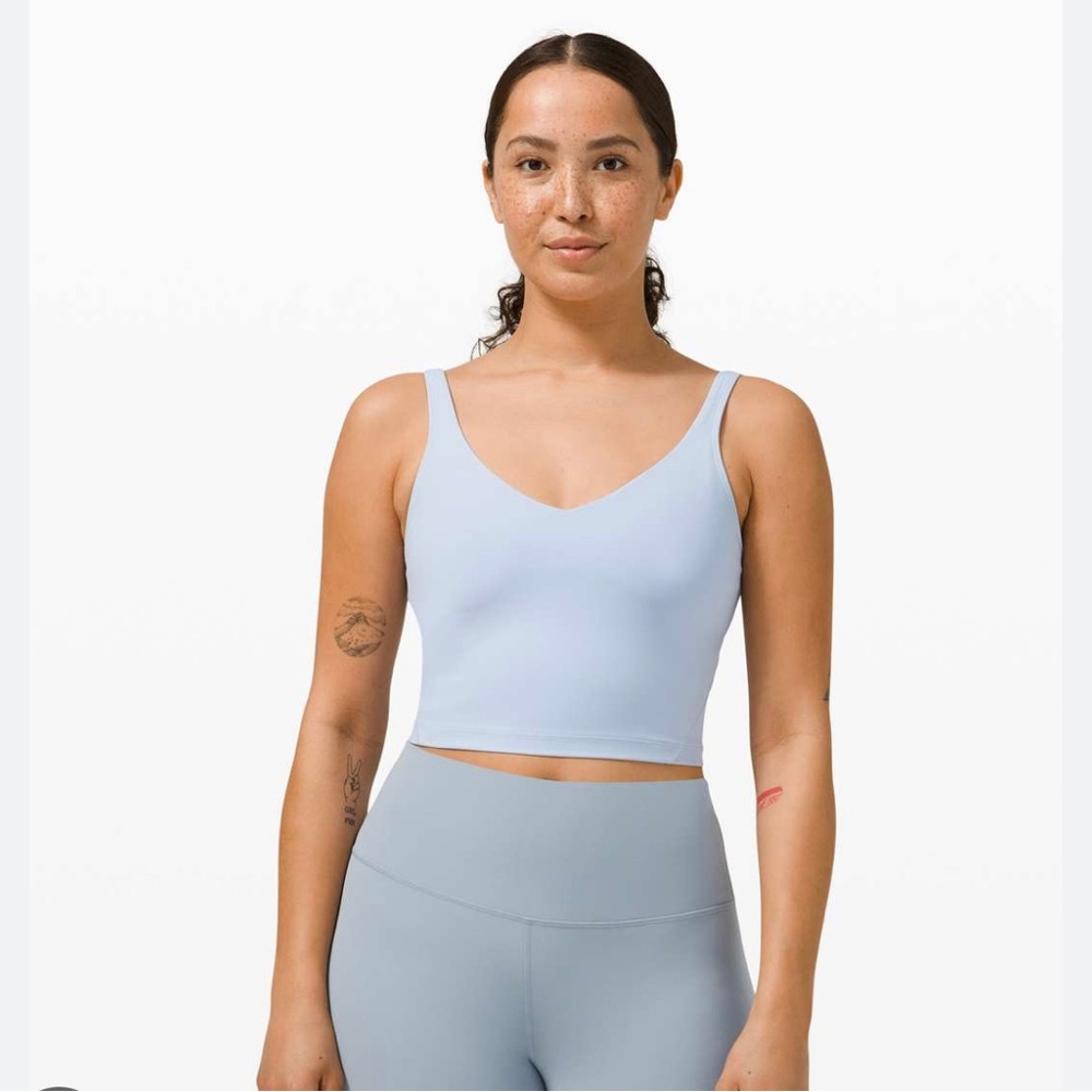 light blue lululemon align tank